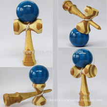 Kendama en bambou massif personnalisé de haute qualité avec taille jumbo